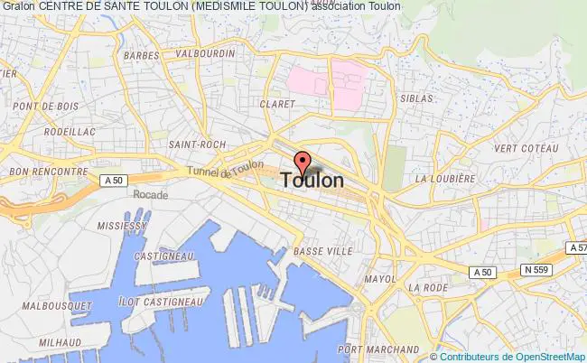 plan association Centre De Sante Toulon (medismile Toulon) Toulon