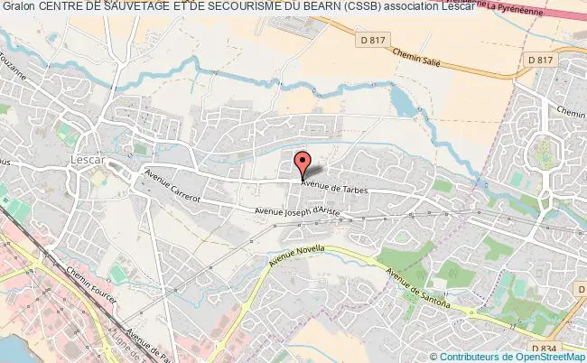 plan association Centre De Sauvetage Et De Secourisme Du Bearn (cssb) Lescar