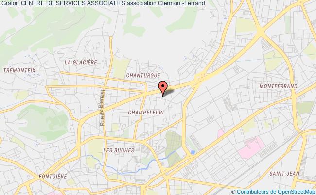 plan association Centre De Services Associatifs Clermont-Ferrand