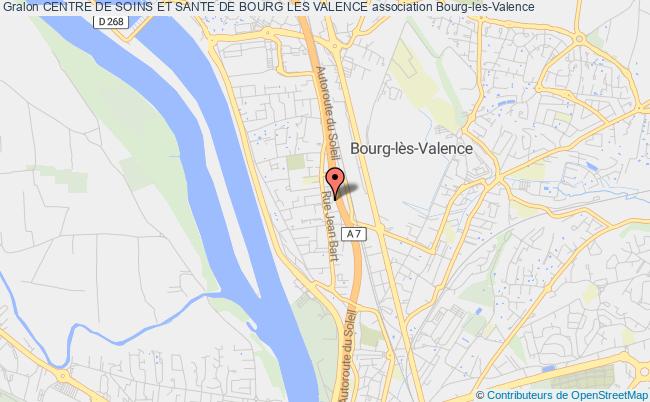 plan association Centre De Soins Et Sante De Bourg Les Valence BOURG-LES-VALENCE