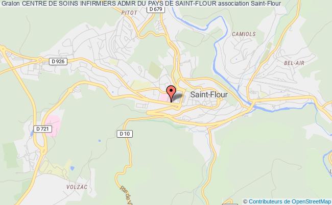 plan association Centre De Soins Infirmiers Admr Du Pays De Saint-flour Saint-Flour