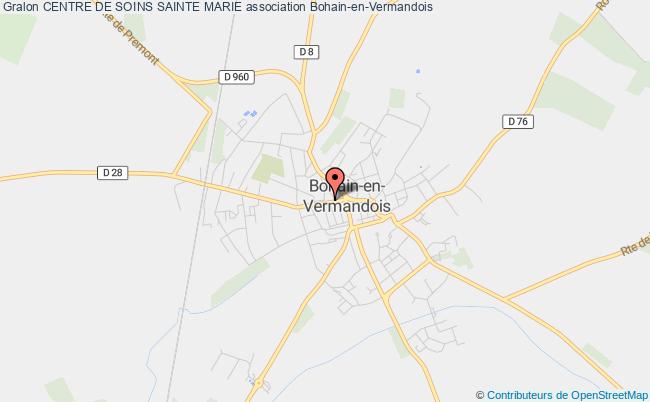 plan association Centre De Soins Sainte Marie Bohain-en-Vermandois