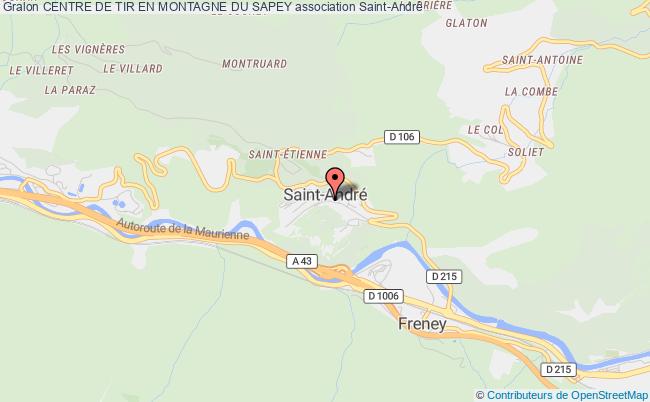 plan association Centre De Tir En Montagne Du Sapey Saint-André