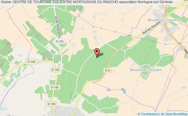 plan association Centre De Tourisme Equestre Mortagnais Du Rancho Mortagne-sur-Gironde