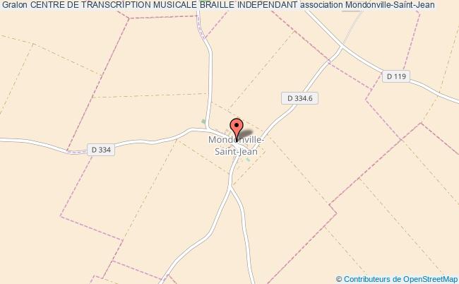 plan association Centre De Transcription Musicale Braille Independant Mondonville-Saint-Jean