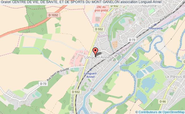 plan association Centre De Vie, De Sante, Et De Sports Du Mont Ganelon Longueil-Annel