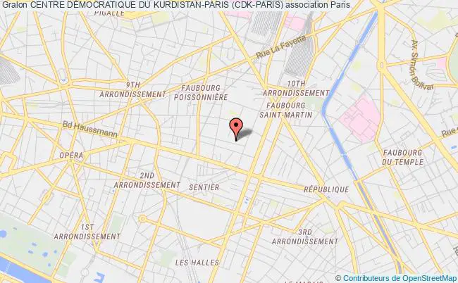 plan association Centre DÉmocratique Du Kurdistan-paris (cdk-paris) Paris