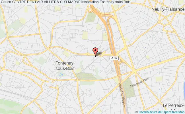 plan association Centre Dent'air Villiers Sur Marne Fontenay-sous-Bois