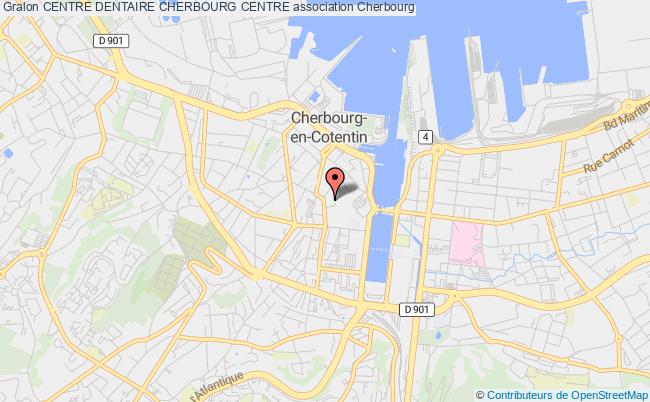 plan association Centre Dentaire Cherbourg Centre Cherbourg-en-Cotentin