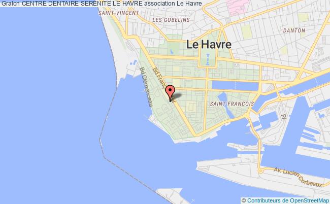 plan association Centre Dentaire Serenite Le Havre Havre