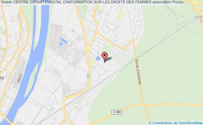 plan association Centre Departemental D'information Sur Les Droits Des Femmes Poissy