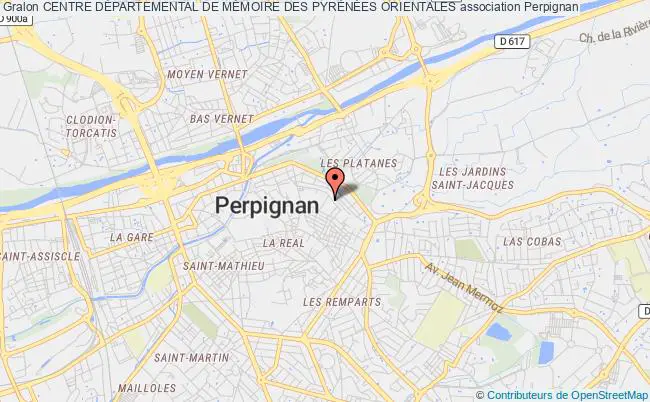 plan association Centre DÉpartemental De MÉmoire Des PyrÉnÉes Orientales Perpignan