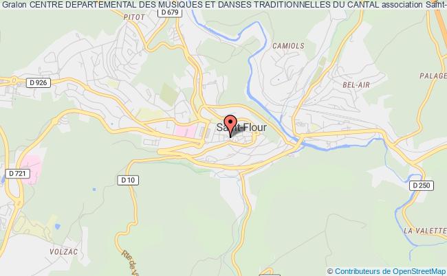 plan association Centre Departemental Des Musiques Et Danses Traditionnelles Du Cantal Saint-Flour