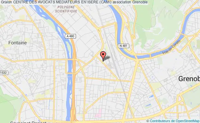 plan association Centre Des Avocats Mediateurs En Isere (cami) Grenoble