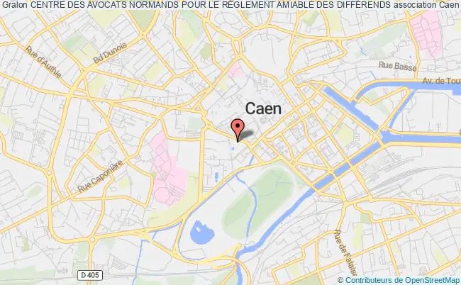 plan association Centre Des Avocats Normands Pour Le RÈglement Amiable Des DiffÉrends Caen