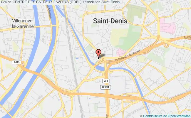 plan association Centre Des Bateaux Lavoirs (cdbl) Saint-Denis