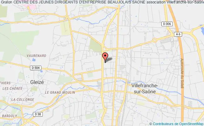 plan association Centre Des Jeunes Dirigeants D'entreprise Beaujolais Saone Villefranche-sur-Saône