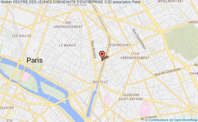 plan association Centre Des Jeunes Dirigeants D'entreprise Cjd Paris