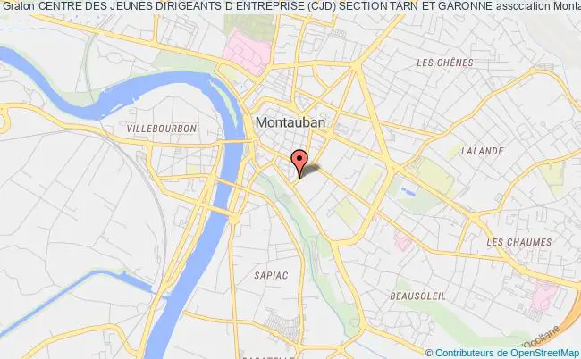 plan association Centre Des Jeunes Dirigeants D Entreprise (cjd) Section Tarn Et Garonne Montauban