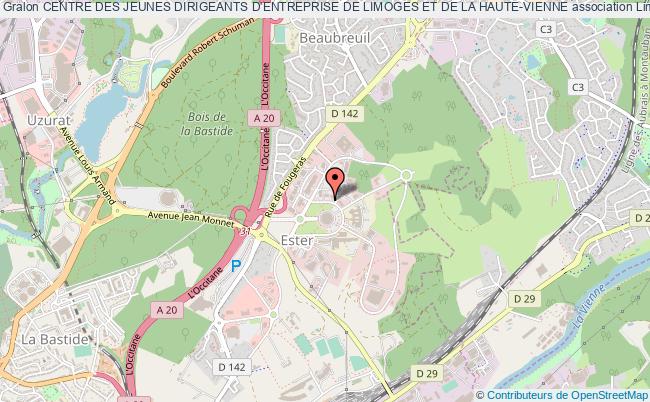 plan association Centre Des Jeunes Dirigeants D'entreprise De Limoges Et De La Haute-vienne Limoges