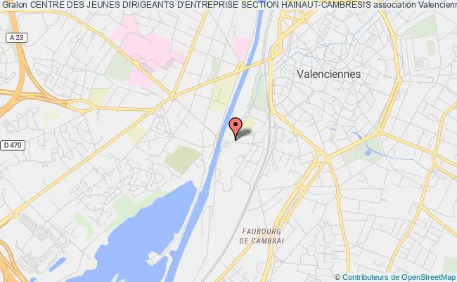 plan association Centre Des Jeunes Dirigeants D'entreprise Section Hainaut-cambresis Valenciennes