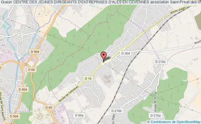 plan association Centre Des Jeunes Dirigeants D'entreprises D'ales En Cevennes Saint-Privat-des-Vieux