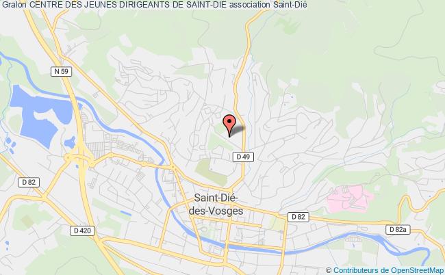 plan association Centre Des Jeunes Dirigeants De Saint-die Saint-Dié-des-Vosges