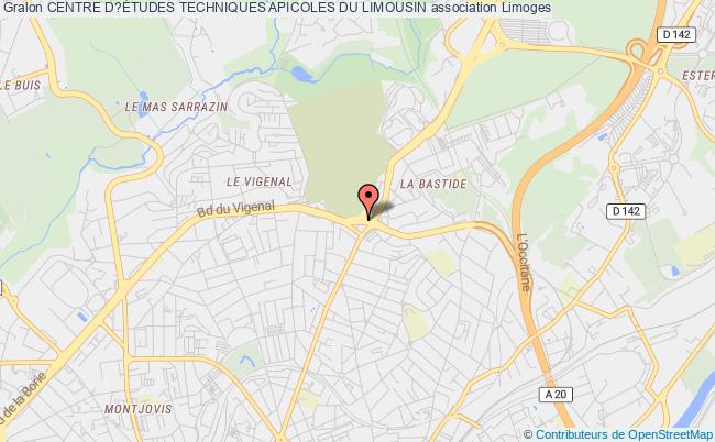 plan association Centre D?Études Techniques Apicoles Du Limousin Limoges