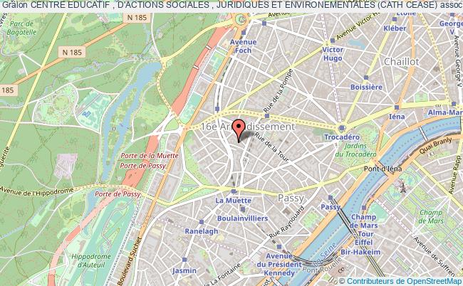 plan association Centre Educatif , D'actions Sociales , Juridiques Et Environementales (cath Cease) Paris