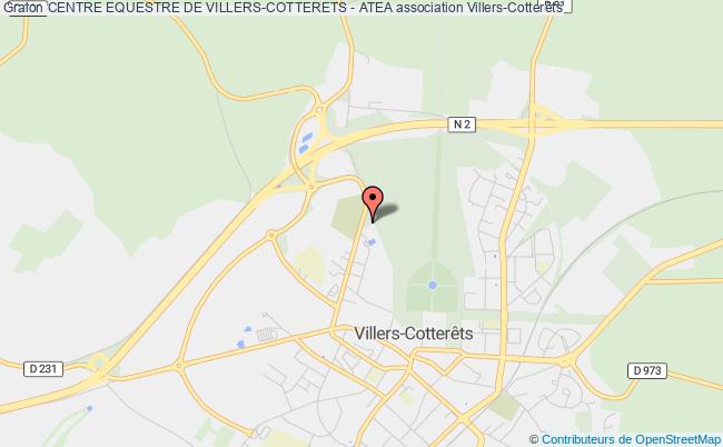 plan association Centre Equestre De Villers-cotterets - Atea Villers-Cotterêts