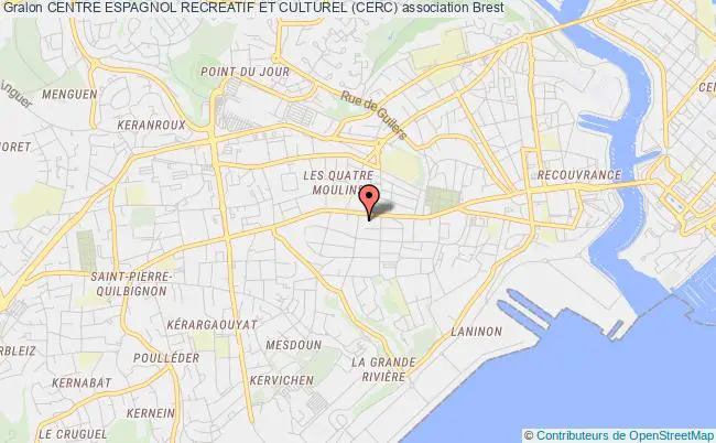 plan association Centre Espagnol Recreatif Et Culturel (cerc) Brest