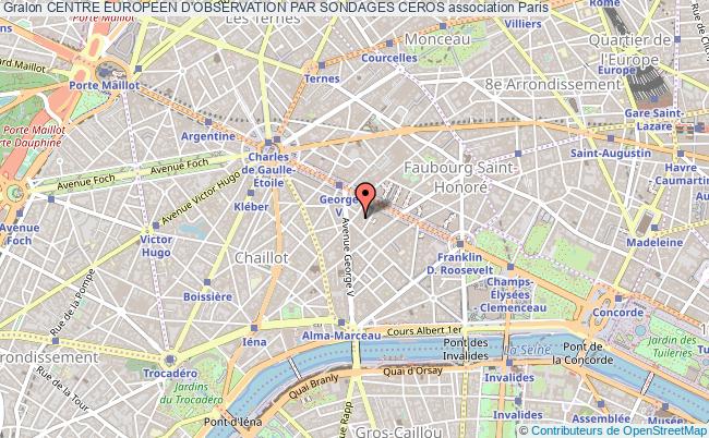 plan association Centre Europeen D'observation Par Sondages Ceros Paris