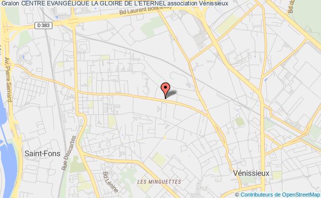 plan association Centre EvangÉlique La Gloire De L'eternel Vénissieux