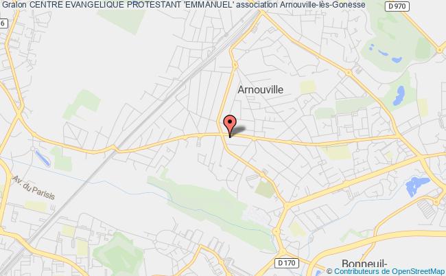 plan association Centre Evangelique Protestant 'emmanuel' Arnouville