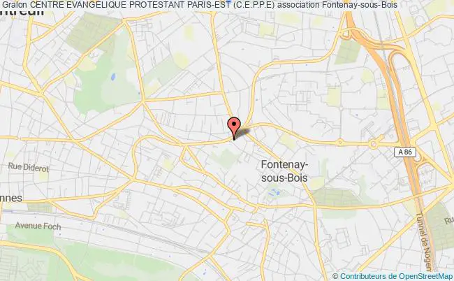 plan association Centre Evangelique Protestant Paris-est (c.e.p.p.e) Fontenay-sous-Bois