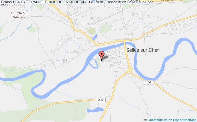 plan association Centre France Chine De La MÉdecine Chinoise Selles-sur-Cher