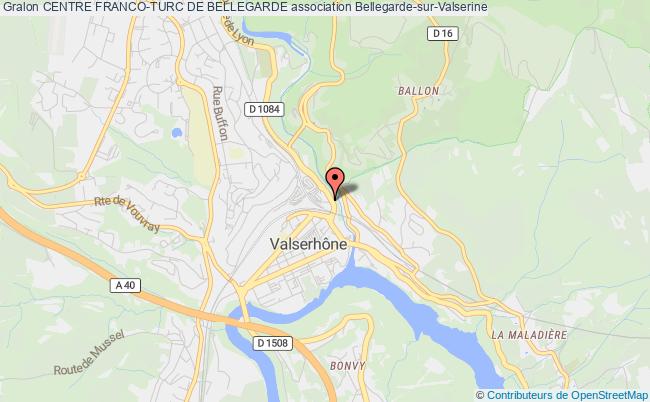 plan association Centre Franco-turc De Bellegarde Bellegarde-sur-Valserine
