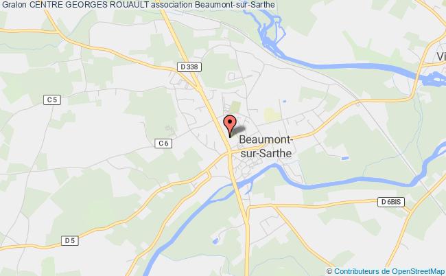 plan association Centre Georges Rouault Beaumont-sur-Sarthe