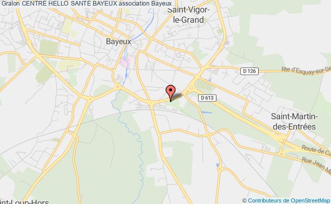 plan association Centre Hello SantÉ Bayeux Bayeux