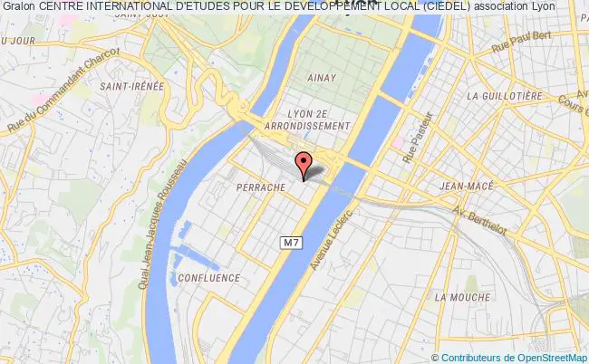 plan association Centre International D'etudes Pour Le Developpement Local (ciedel) Lyon Cedex 02