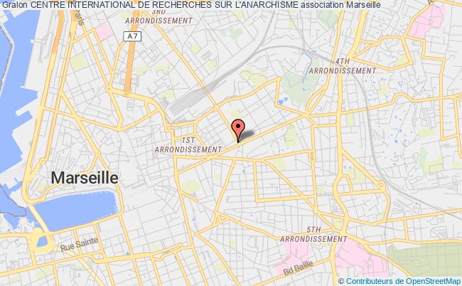 plan association Centre International De Recherches Sur L'anarchisme Marseille