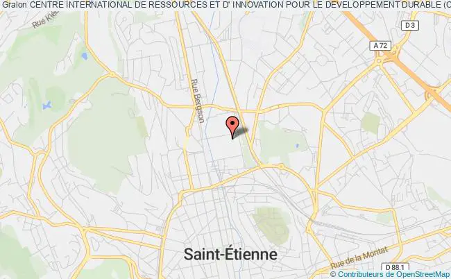 plan association Centre International De Ressources Et D' Innovation Pour Le Developpement Durable (ciridd) Saint-Étienne