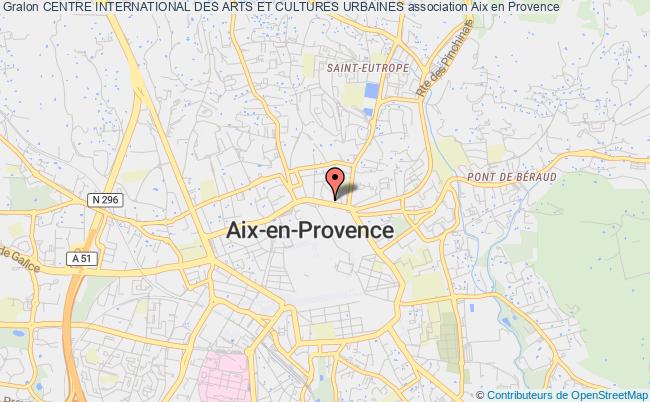 plan association Centre International Des Arts Et Cultures Urbaines Aix-en-Provence
