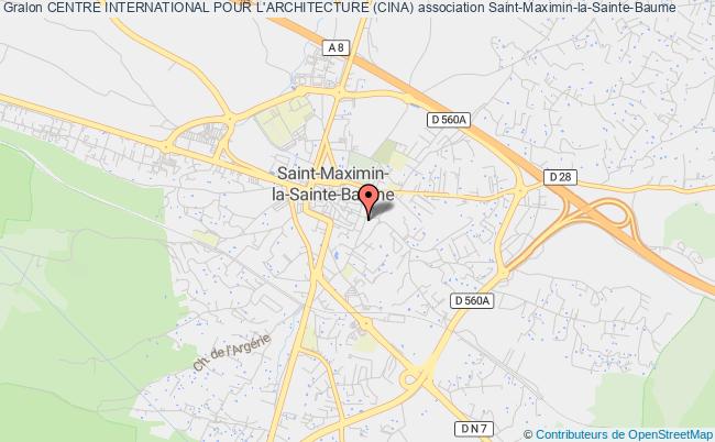 plan association Centre International Pour L'architecture (cina) Saint-Maximin-la-Sainte-Baume