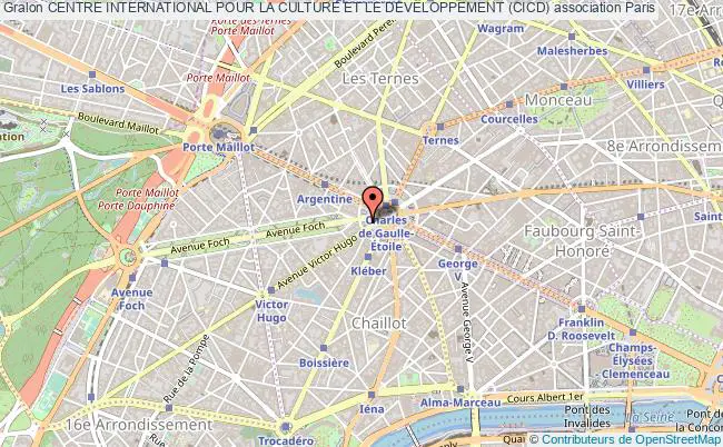 plan association Centre International Pour La Culture Et Le Developpement (cicd) Paris
