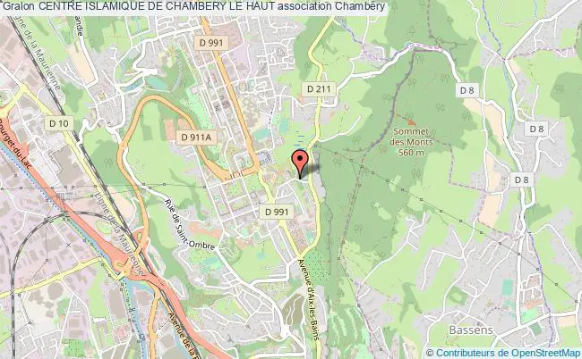 plan association Centre Islamique De Chambery Le Haut Chambéry