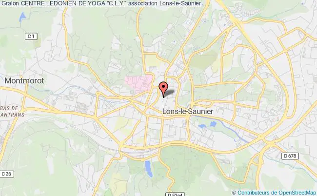 plan association Centre Ledonien De Yoga "c.l.y." Lons-le-Saunier