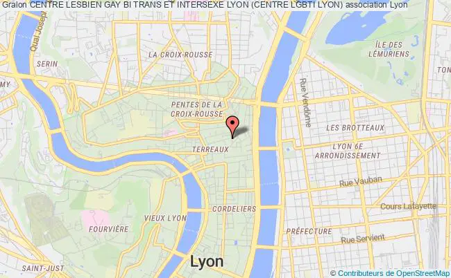 plan association Centre Lesbien Gay Bi Trans Et Intersexe Lyon (centre Lgbti Lyon) Lyon