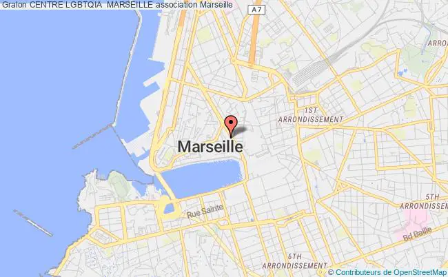 plan association Centre Lgbtqia+ Marseille Marseille