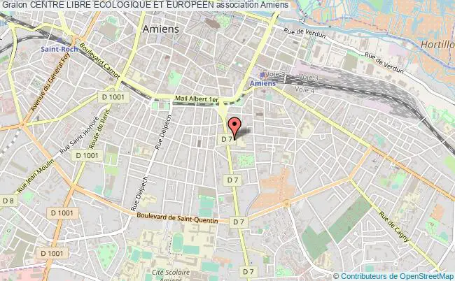 plan association Centre Libre Ecologique Et Europeen Amiens